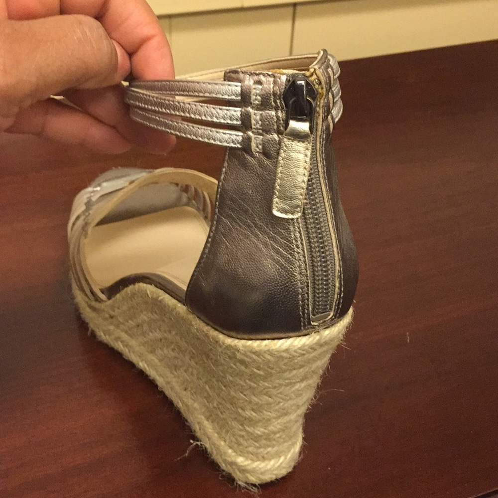 Wedge leather espadrilles - Picture 5 of 5